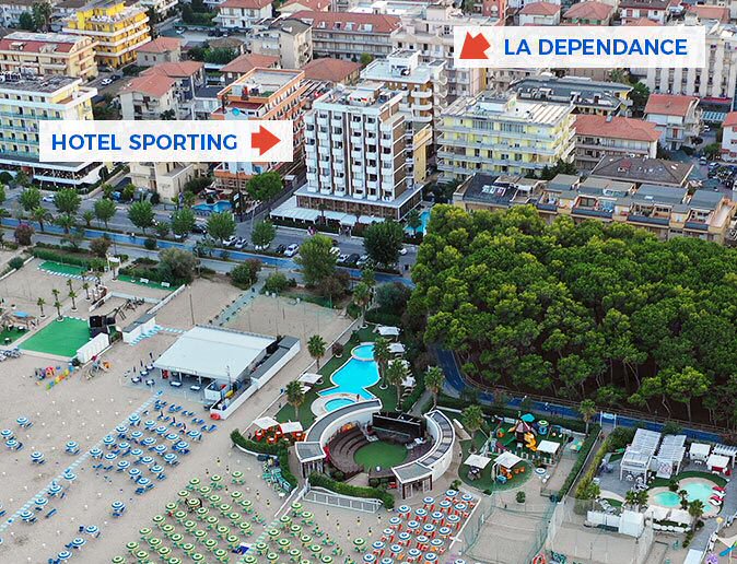 Hotel Alba Adriatica, dependance sul mare